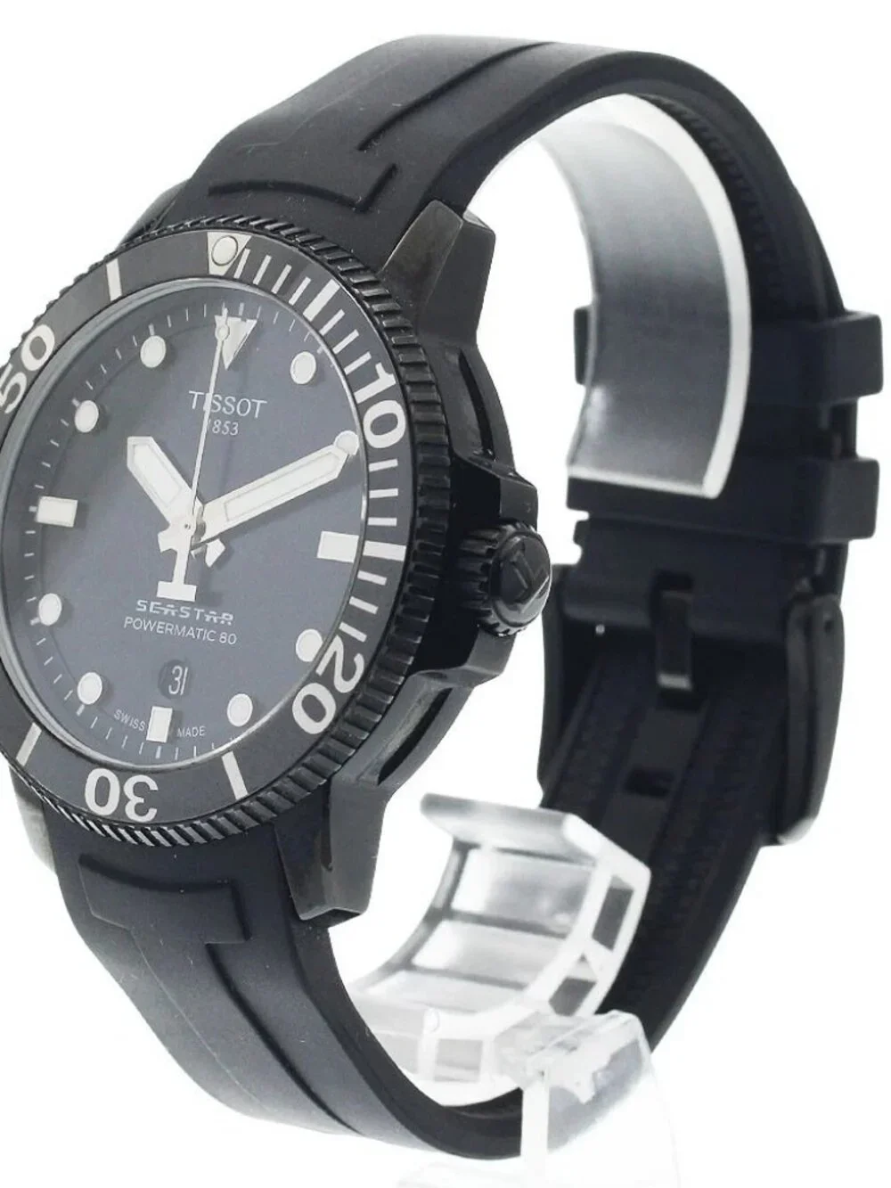 TISSOT Sea star 1000 T120.407.37.051.00 Date black Dial Automatic Men's